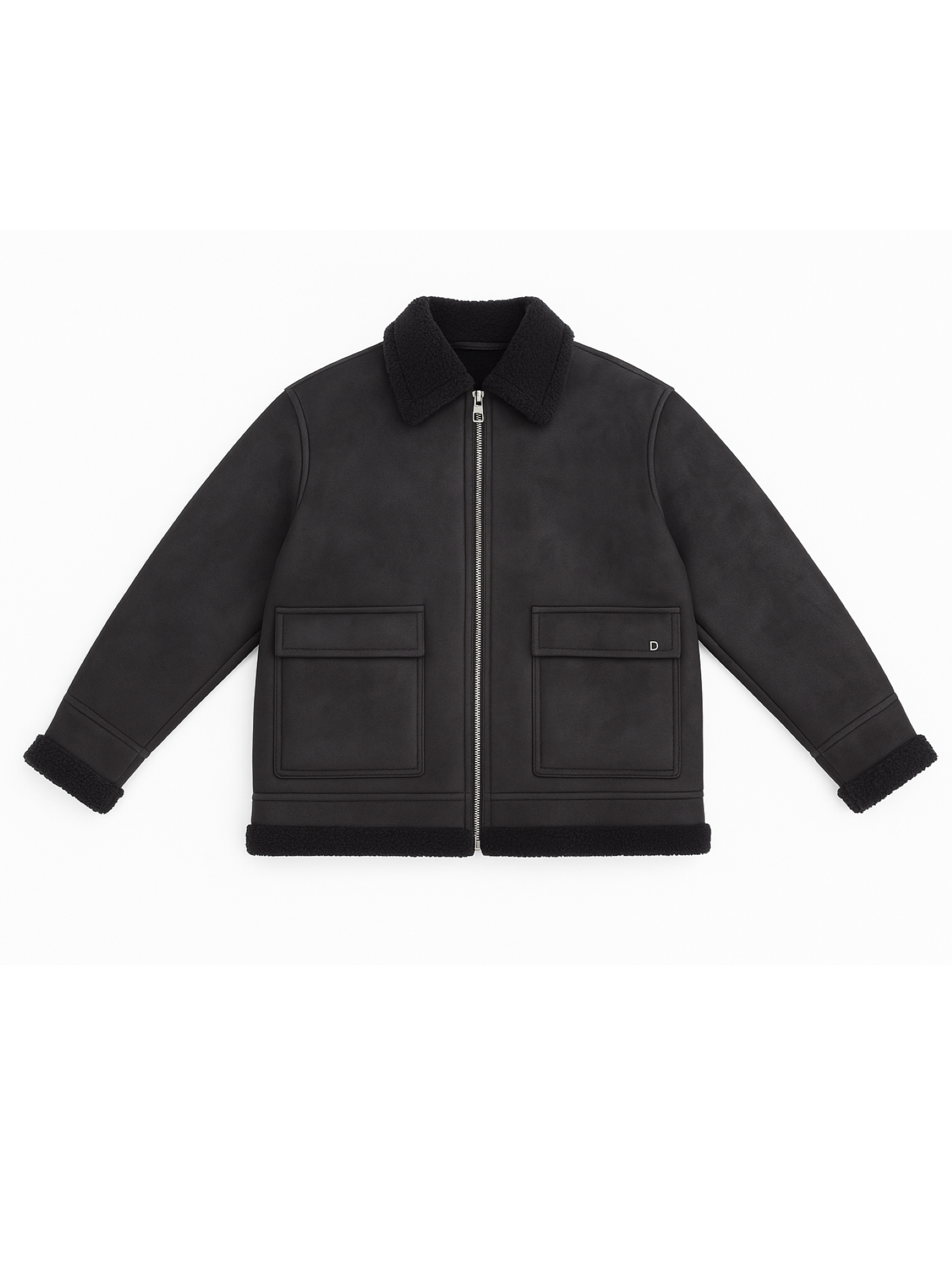 Dondup giubbino bambina montoncino ecologico nero DMGB0220MO004 N000 DONDUP 