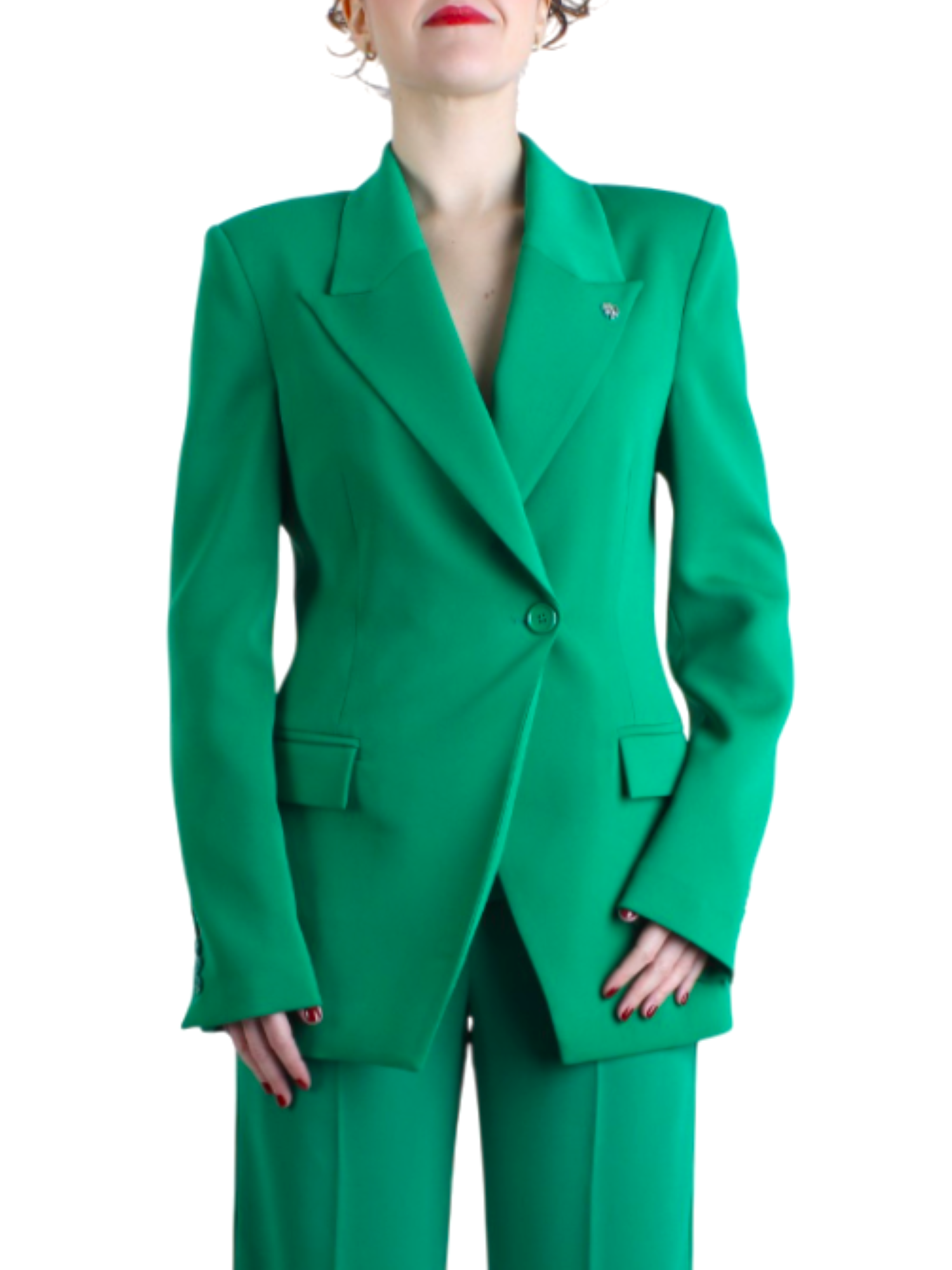 Aniye By giacca blazer Bella doppiopetto verde