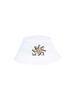 Moschino cappello alla pescatora neonato con orsetto bianco