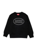 Diesel felpa bambino stampa logo nero