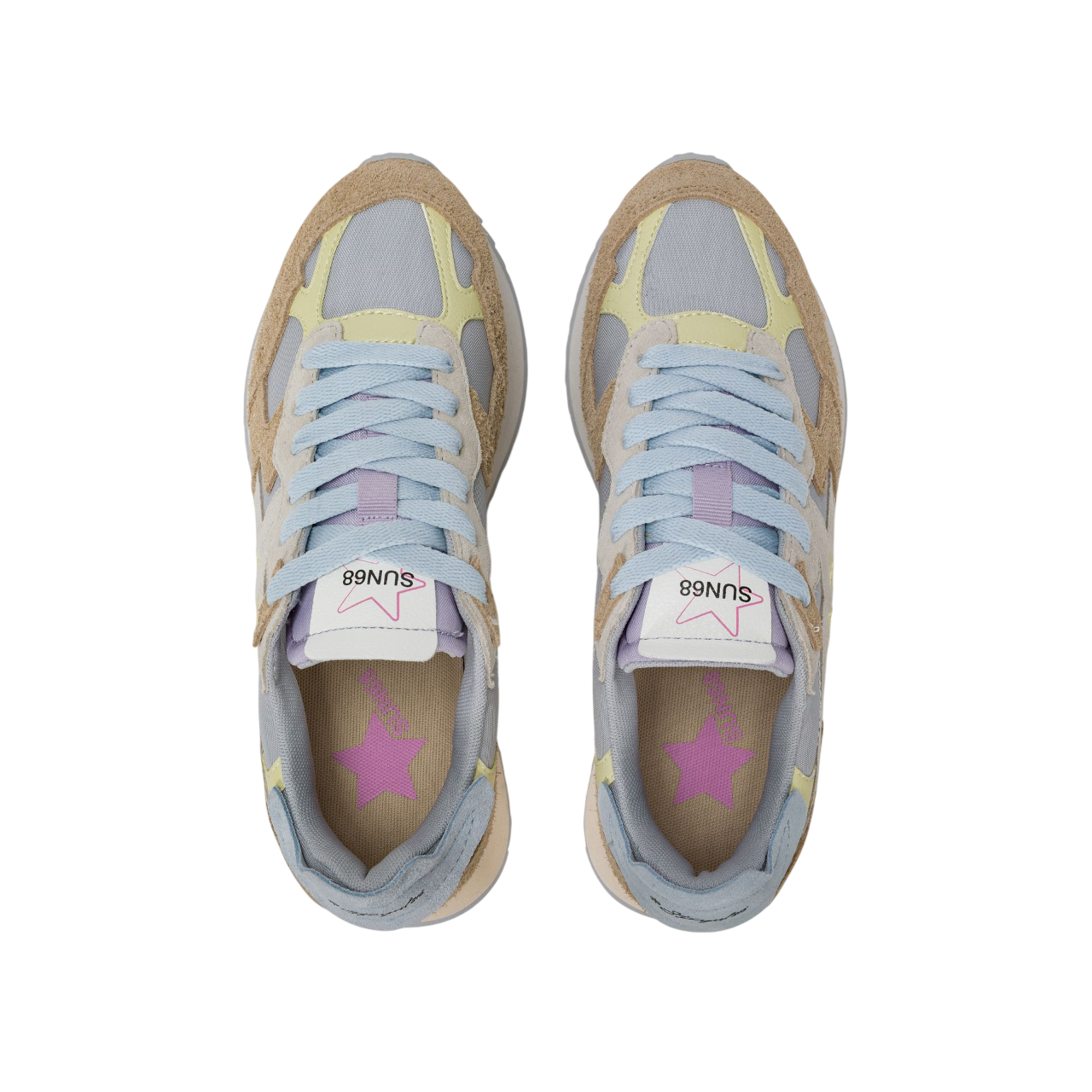 Sun68 sneakers donna Stargirl Multicolor Option multicolor Z36215 GRIGIO CHIARO SUN68 