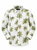 Emanuel Pris camicia bambino in fantasia floreale bianco verde