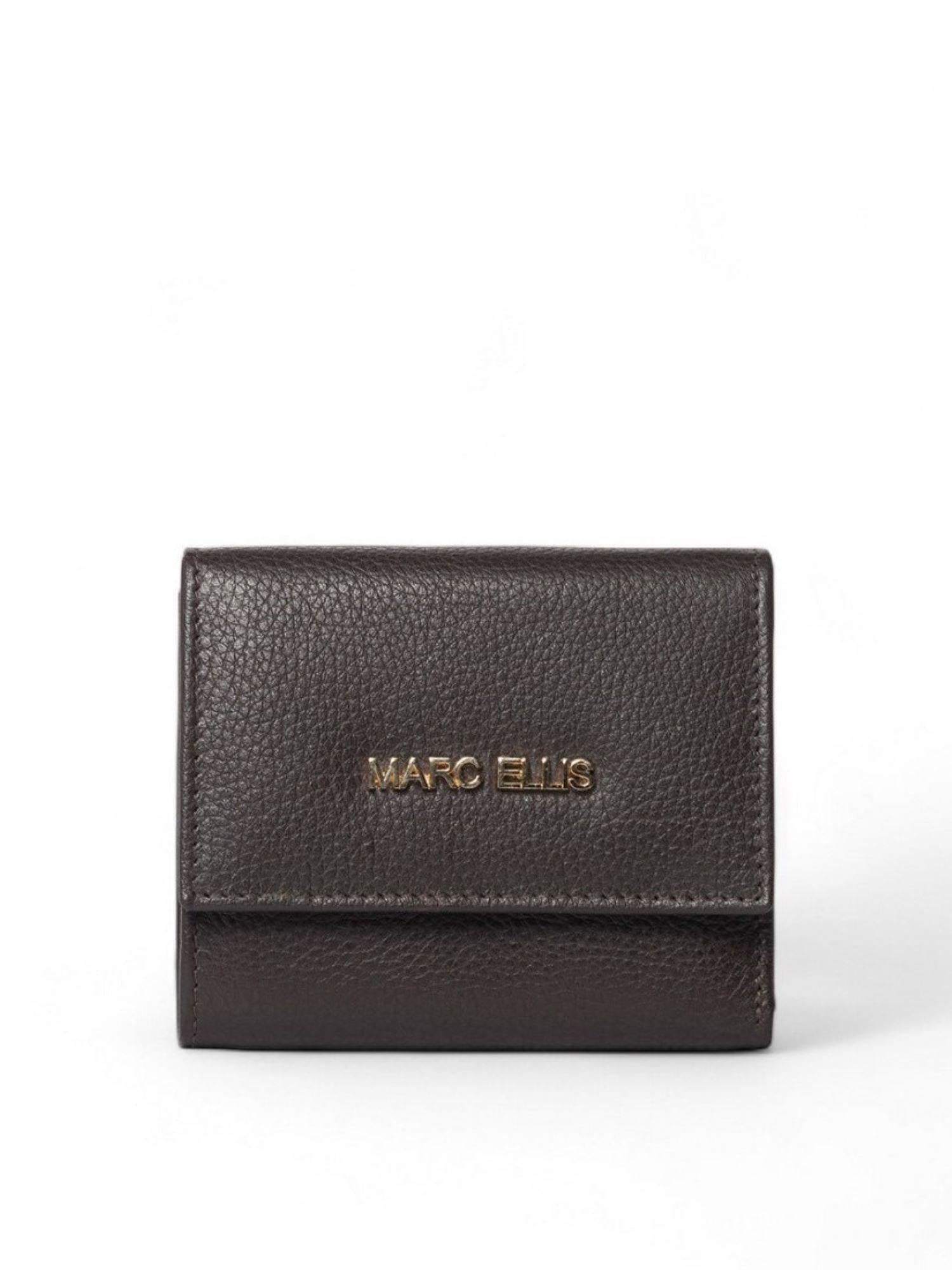 Marc Ellis portafogli in pelle martellata marrone moro NANCY DO COCOA MARC ELLIS 