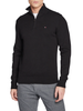 Tommy Hilfiger maglia Pima con mezza zip nero