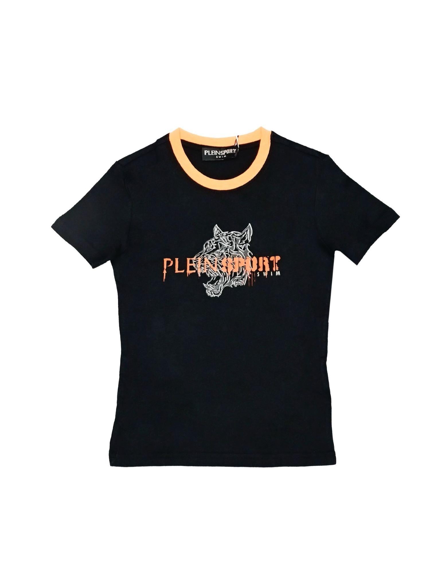 Philipp Plein Sport T-shirt maniche corte con logo nero PS25KBTS02 02 PHILIPP PLEIN SPORT 