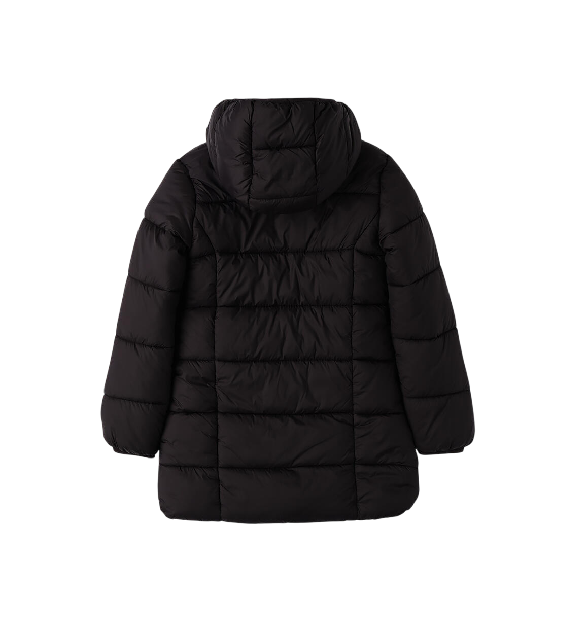 iDo piumino lungo bambina con cappuccio nero 4F554 0658 iDO 