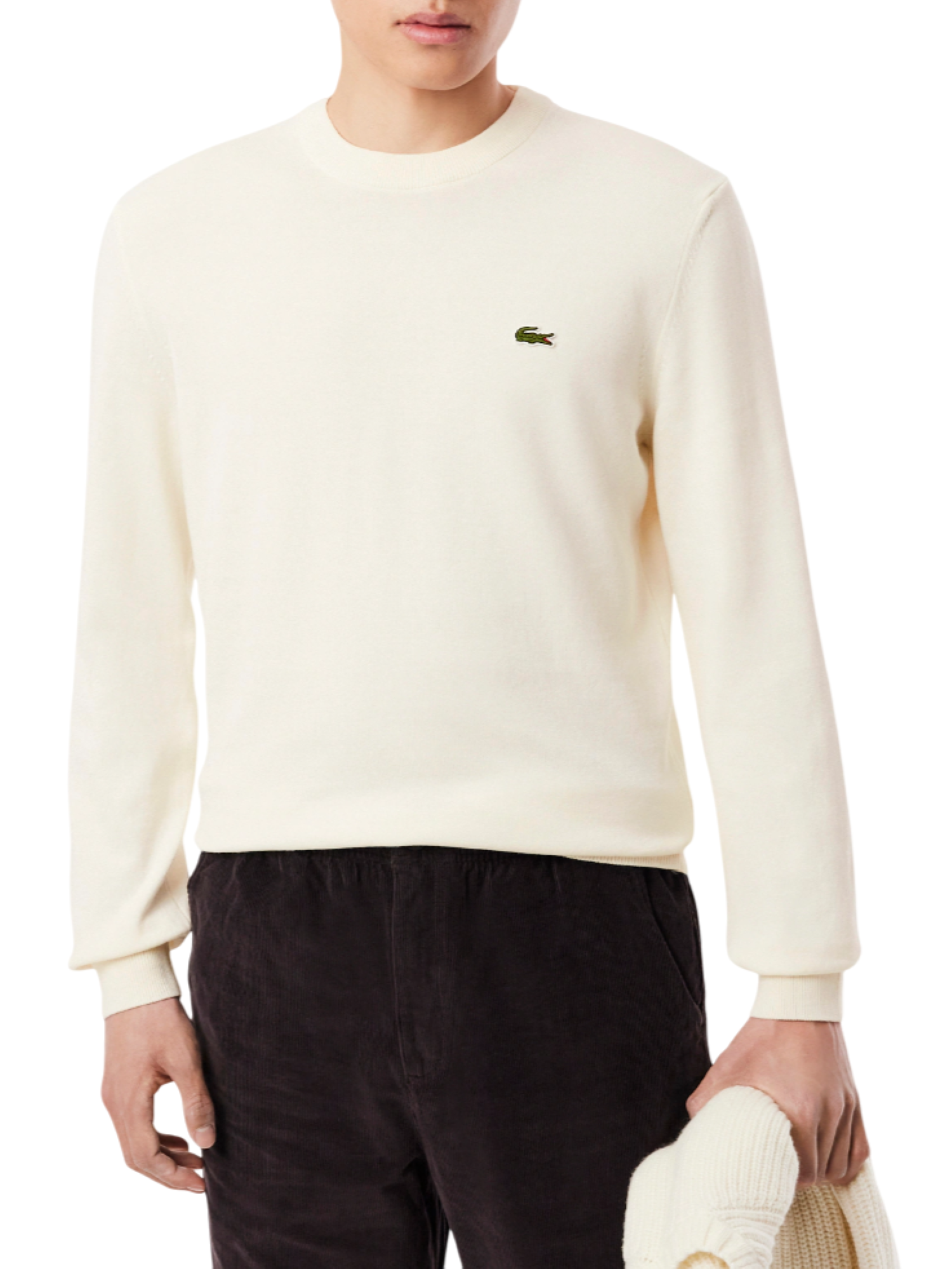 Lacoste maglia girocollo uomo panna AH1985 70V LACOSTE 