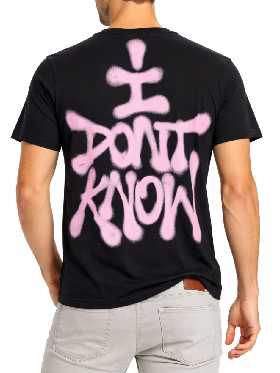 Disclaimer T-shirt uomo manica corta stampa logo nero 55544 NERO DISCLAIMER 