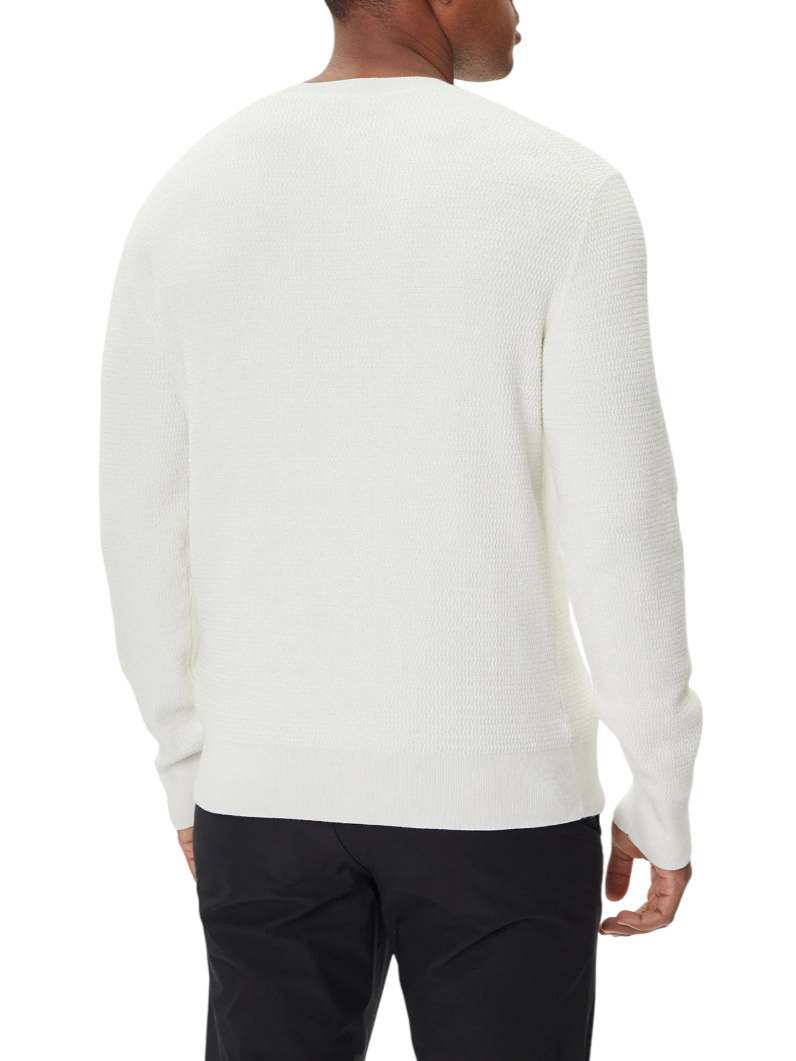 Calvin Klein maglia uomo in cotone testurizzato panna LV04LB327G YAS Calvin Klein 