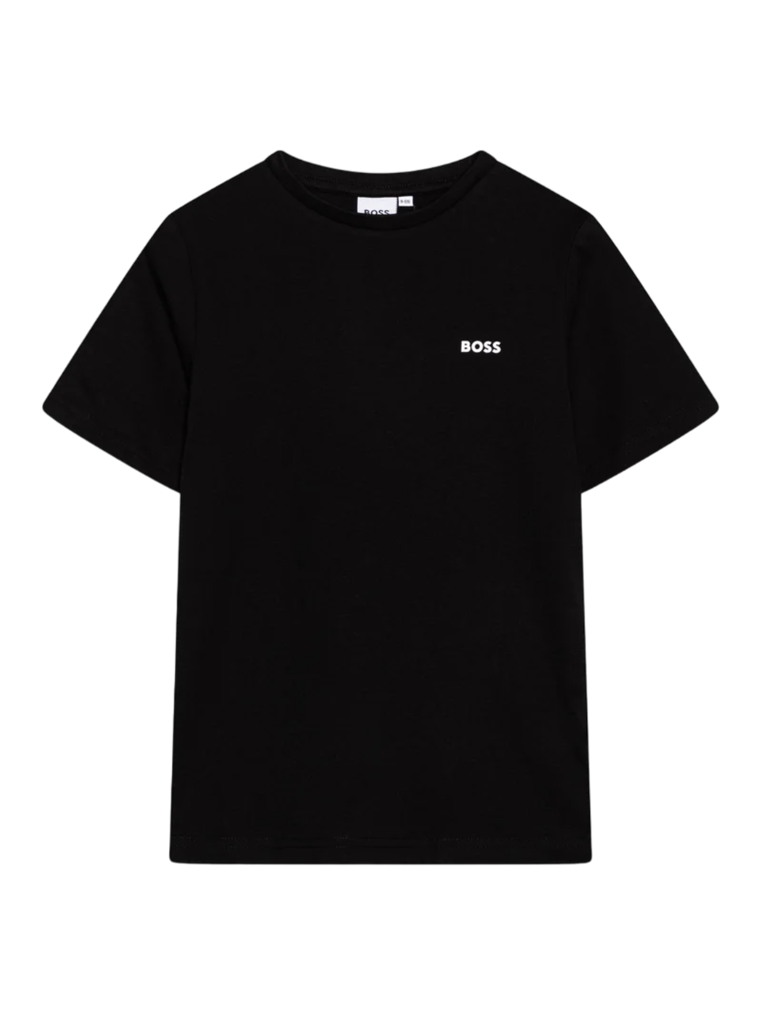 Boss T-shirt maniche corte in jersey con logo nero J25P23 NERO BOSS 