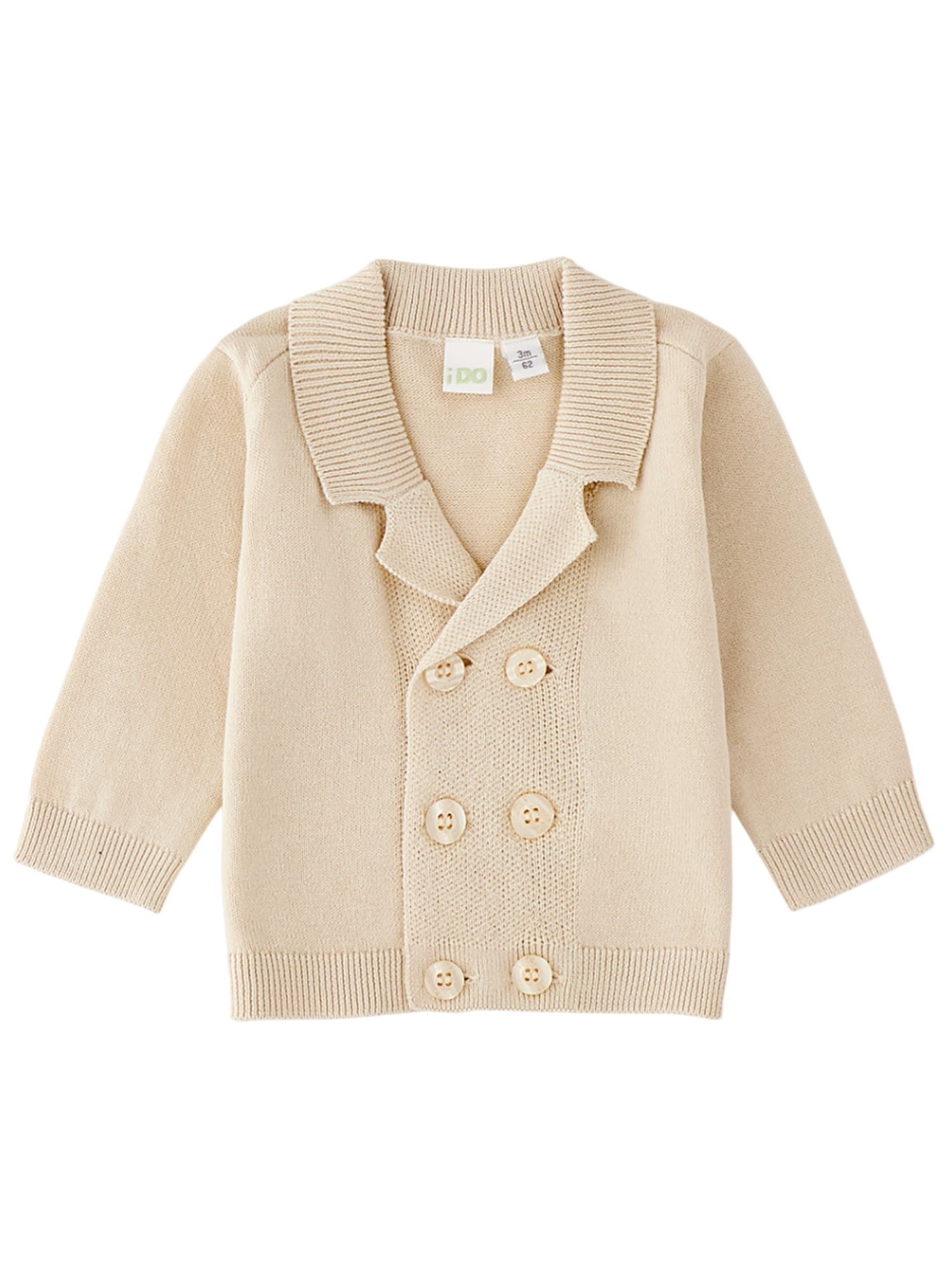 iDo cardigan doppiopetto neonato beige 4G050 0172 iDO 