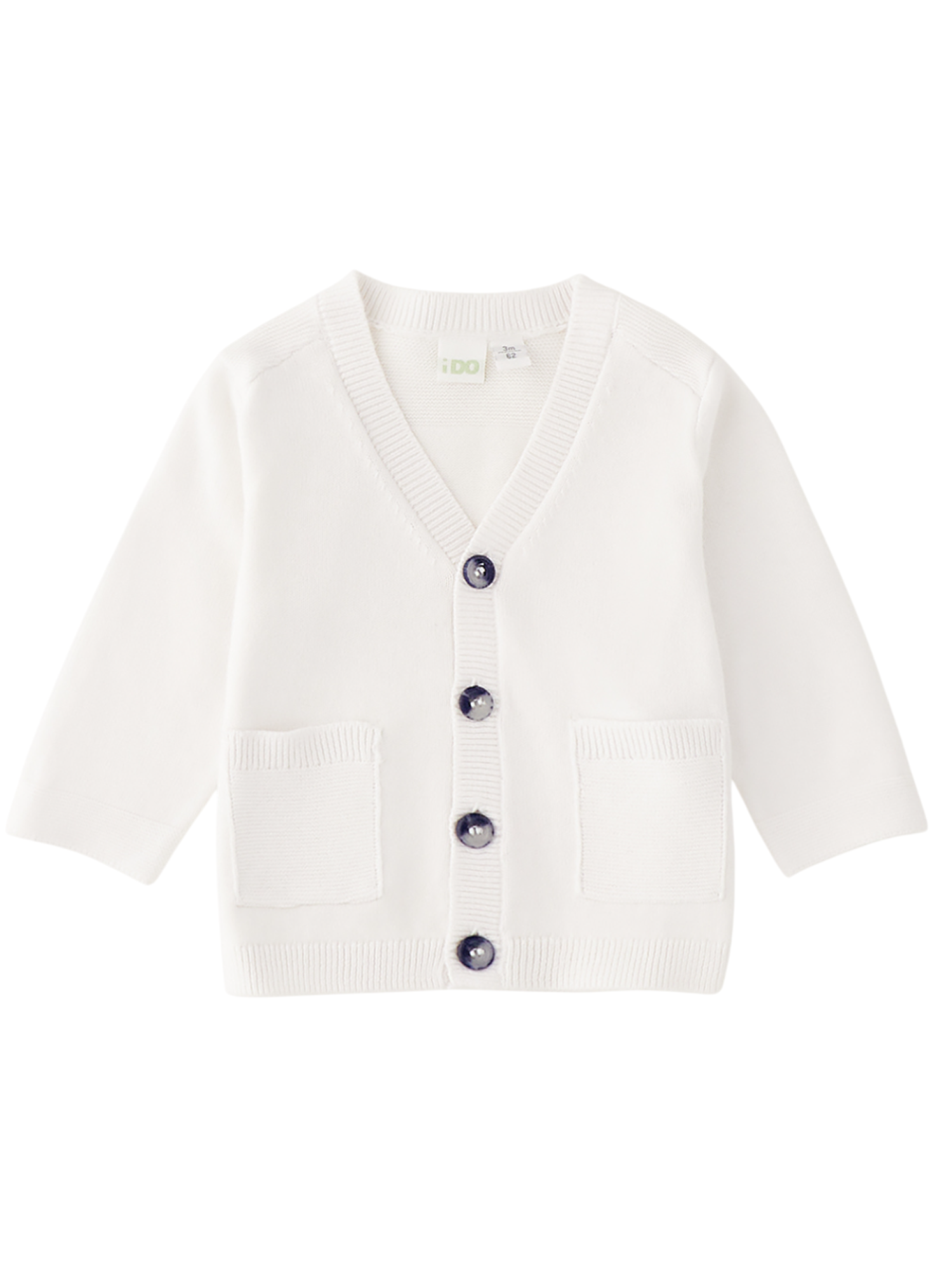 iDo cardigan neonato in maglia bianco 4G051 0113 iDO 