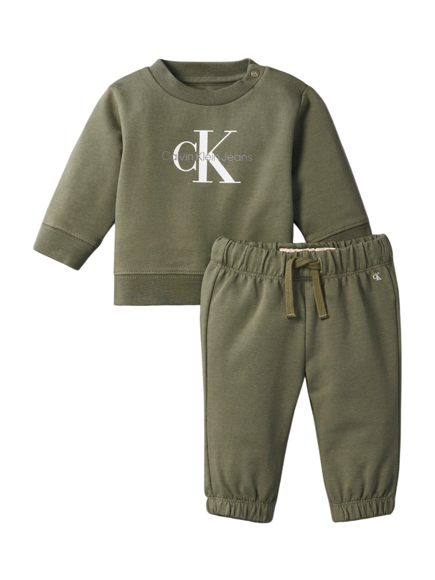 Calvin Klein Jeans completo in felpa unisex verde IN0IN00017 LDY Calvin Klein Jeans 