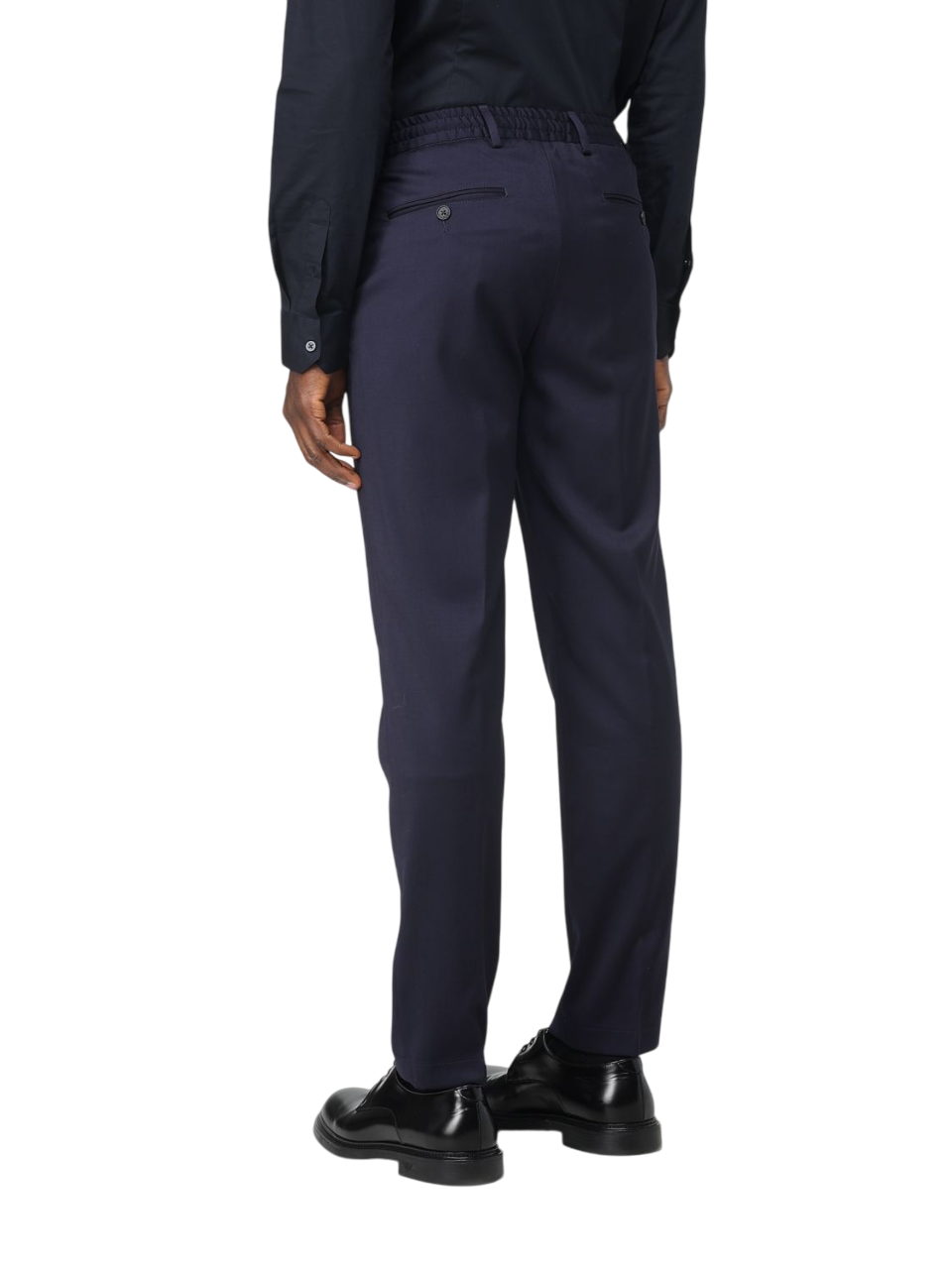 Manuel Ritz pantaloni in tessuto tecnico blu 3932P5004C-253759 89 MANUEL RITZ 