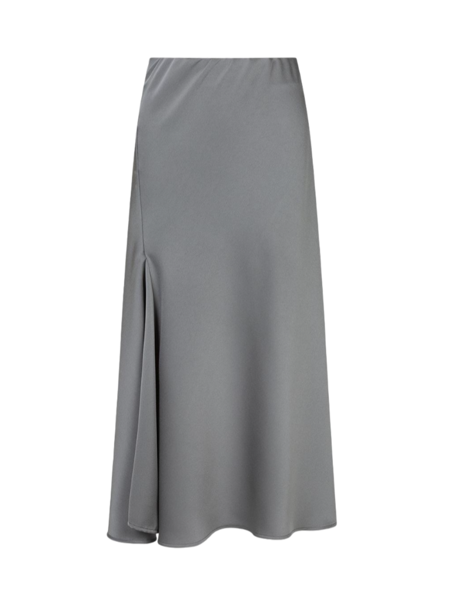 Sandro Ferrone gonna lunga satin grigio S32YBEMANOLO PIOMBO Sandro FERRONE 