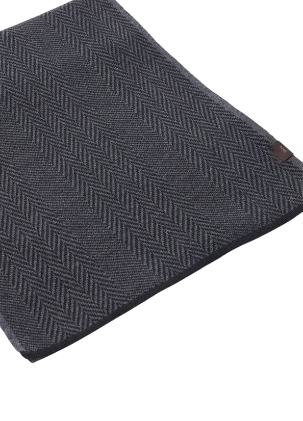 Liu Jo sciarpa uomo in misto lana chevron grigio QF5243MA0B2 90201 LIU JO 