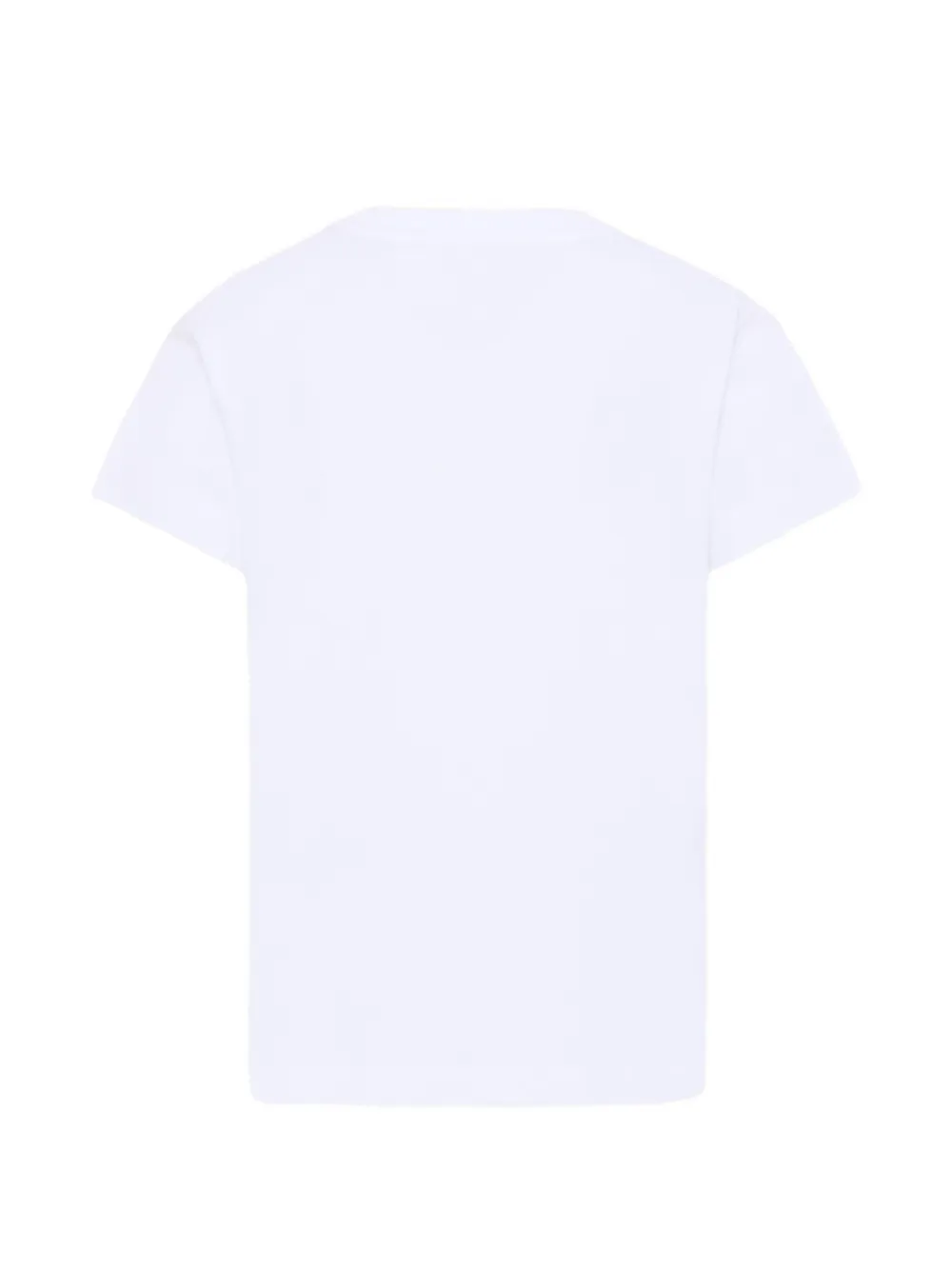 Moschino T-shirt manica corta bambino con logo bianco HUM05U-LBA10 10101 MOSCHINO 