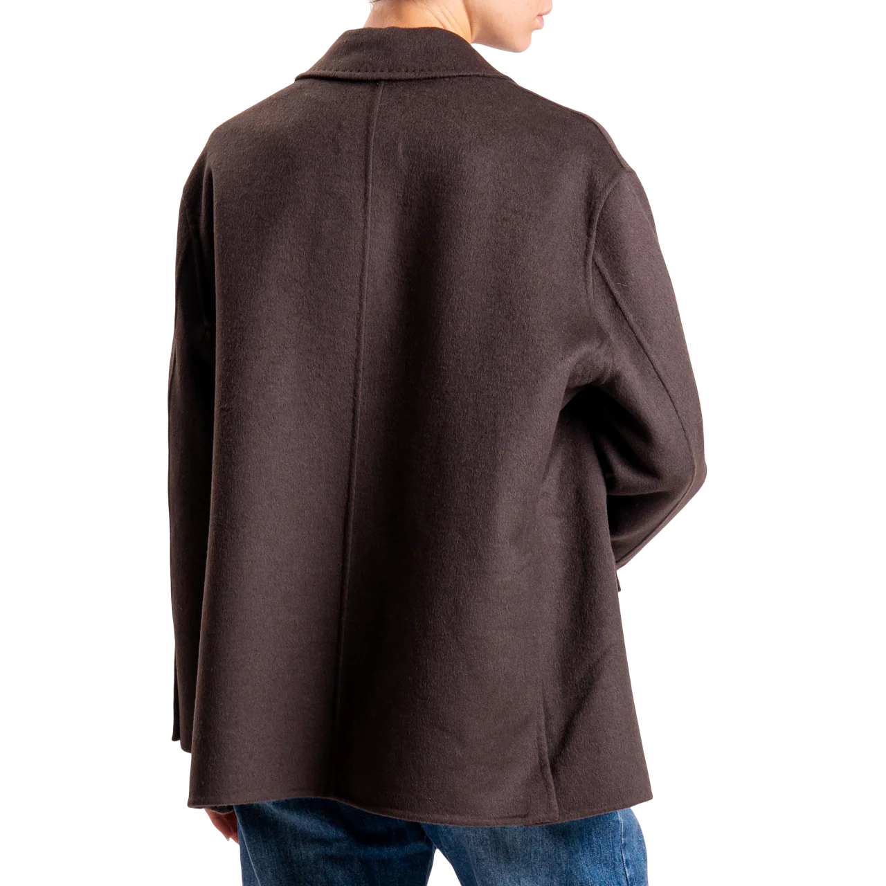 Vicolo cappotto in panno misto lana marrone TF0005 MARRONE VICOLO 