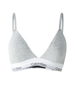 Calvin Klein Underwear reggiseno triangolo foderato grigio