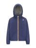 K-Way giubbino leggero antivento Jack con cappuccio blu