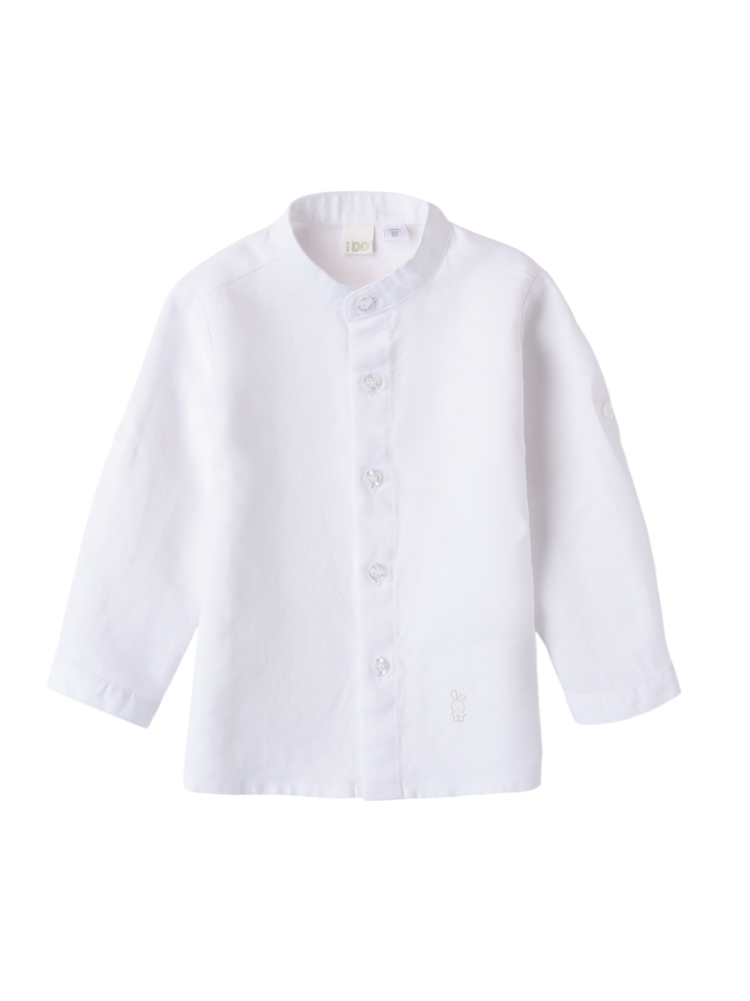 iDo camicia manica lunga alla coreana bianco 4B051 0113 iDO 