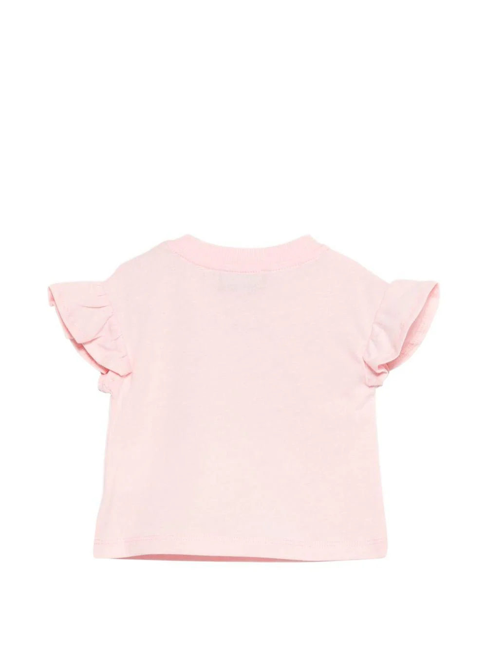 Moschino T-shirt manica corta con rouches rosa MDM03Q-LAA17 50209 MOSCHINO 