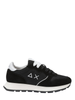 Sun68 sneakers Ally Glitter in suede e nylon nero