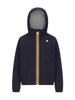 K-Way giubbino leggero antivento Jack con cappuccio blu