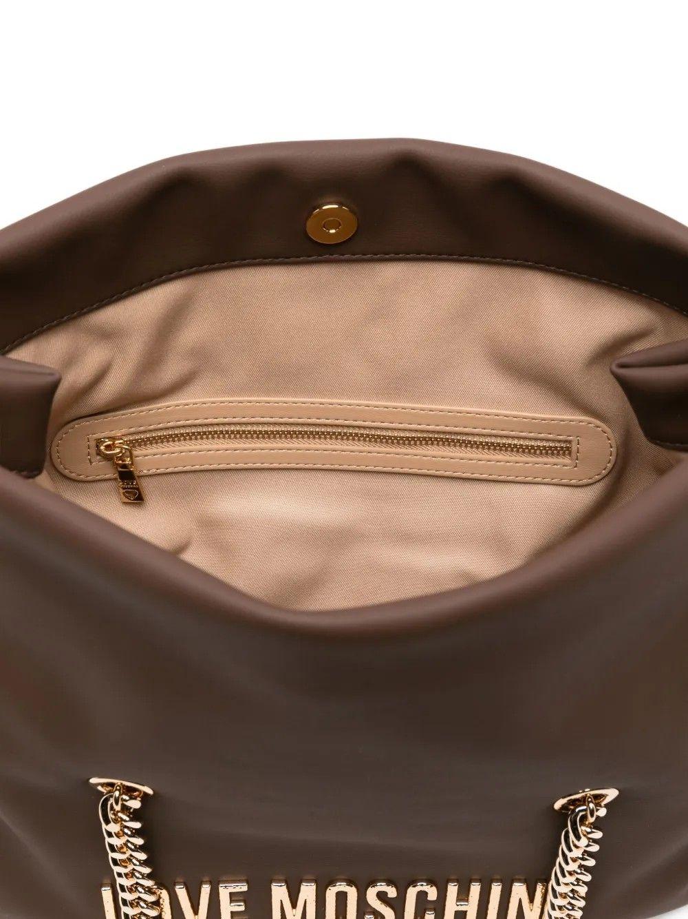 Love Moschino borsa a spalla in ecopelle marrone JC4311PP0N-KD0 31A MOSCHINO LOVE 