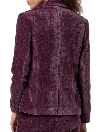 Surkana giacca blazer in velluto viola 565LIVE322 45 SURKANA 