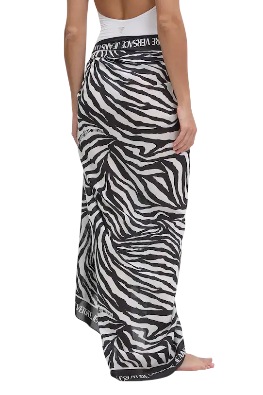 Versace Jeans Couture stola in fantasia zebrata nero bianco 78HA7H04-ZG360 L01 VERSACE Jeans Couture 