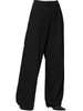 Relish pantaloni palazzo Arabia con pinces nero