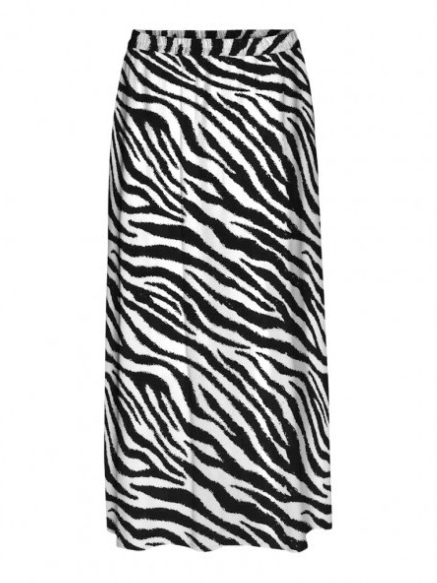 Vero Moda gonna lunga in fantasia zebrata nero bianco 10302047 BIRCH-ZEBRA VERO MODA 