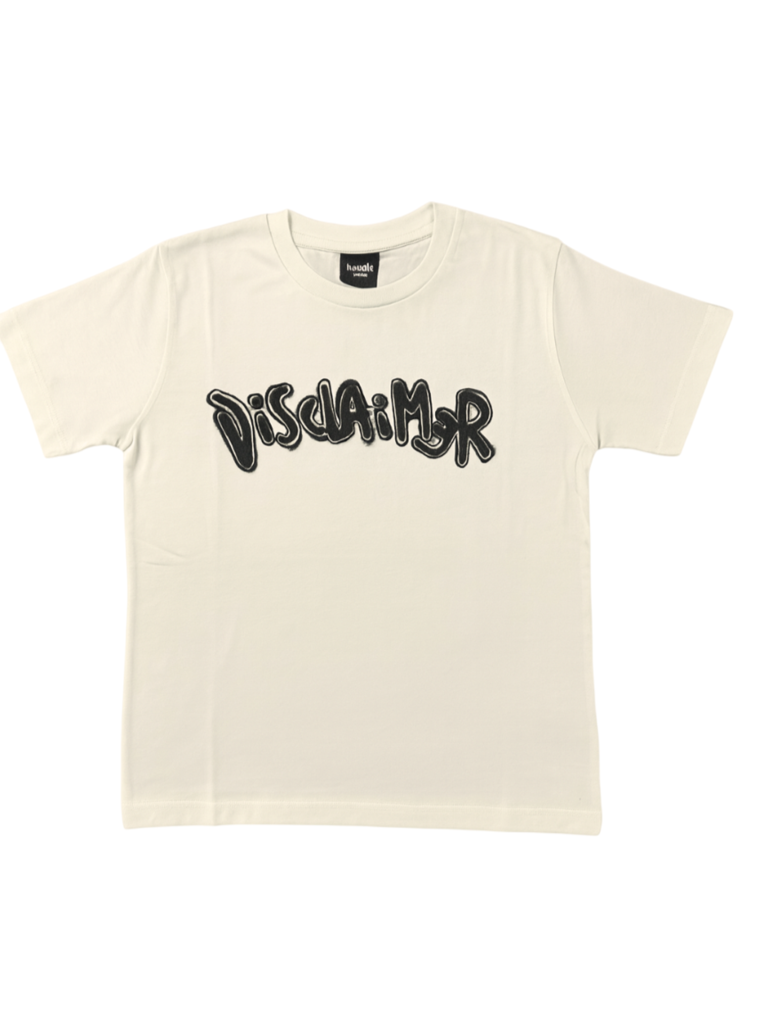 Disclaimer T-shirt bambino manica corta color latte 58604 LATTE-ST.NERA DISCLAIMER 