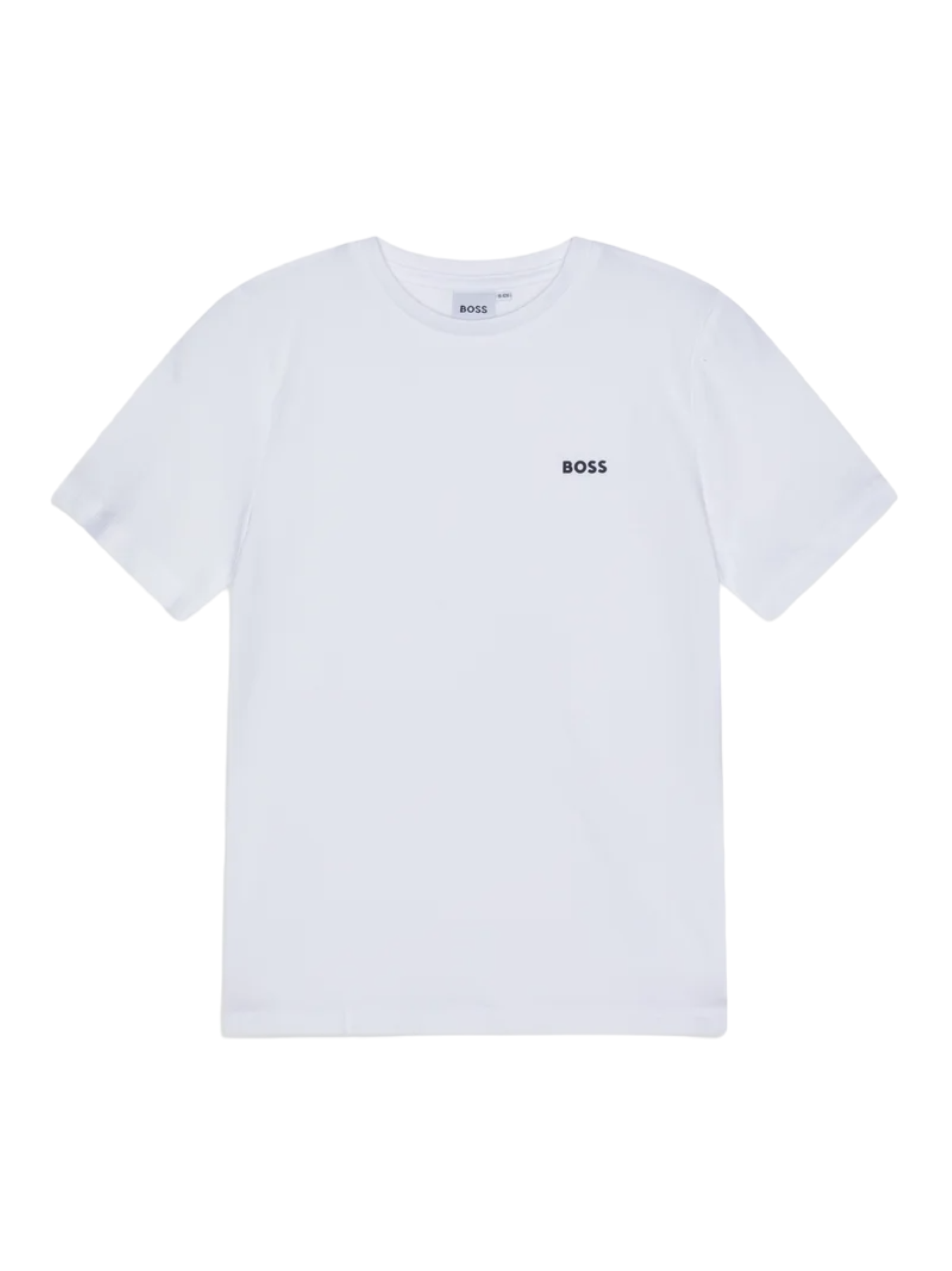 Boss T-shirt maniche corte in jersey con logo bianco J25P23 BIANCO BOSS 