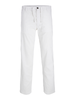 Jack&Jones pantaloni uomo misto lino bianco