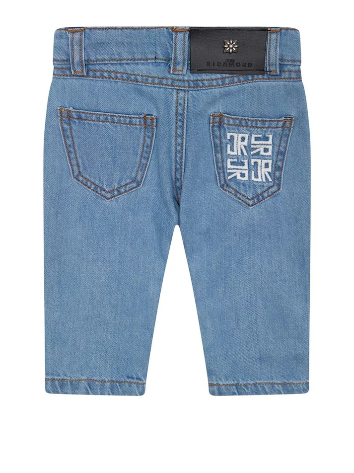 John Richmond jeans slim fit neonato lavaggio chiaro RIP26024JE DENIM BLUE LIGHT John RICHMOND 