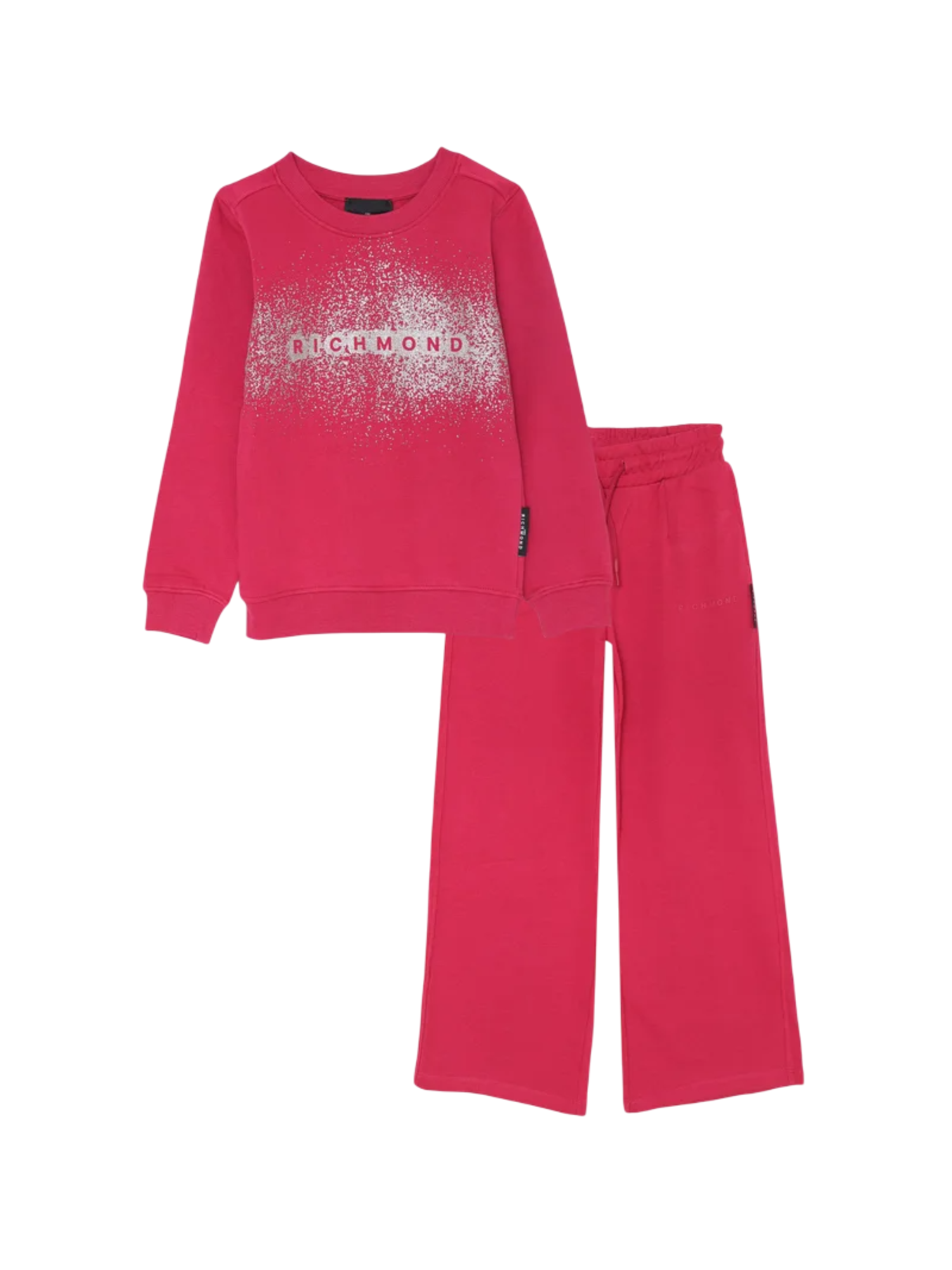 John Richmond tuta sportiva Orana con glitter fucsia RGA25007CF RED PLUM John RICHMOND 