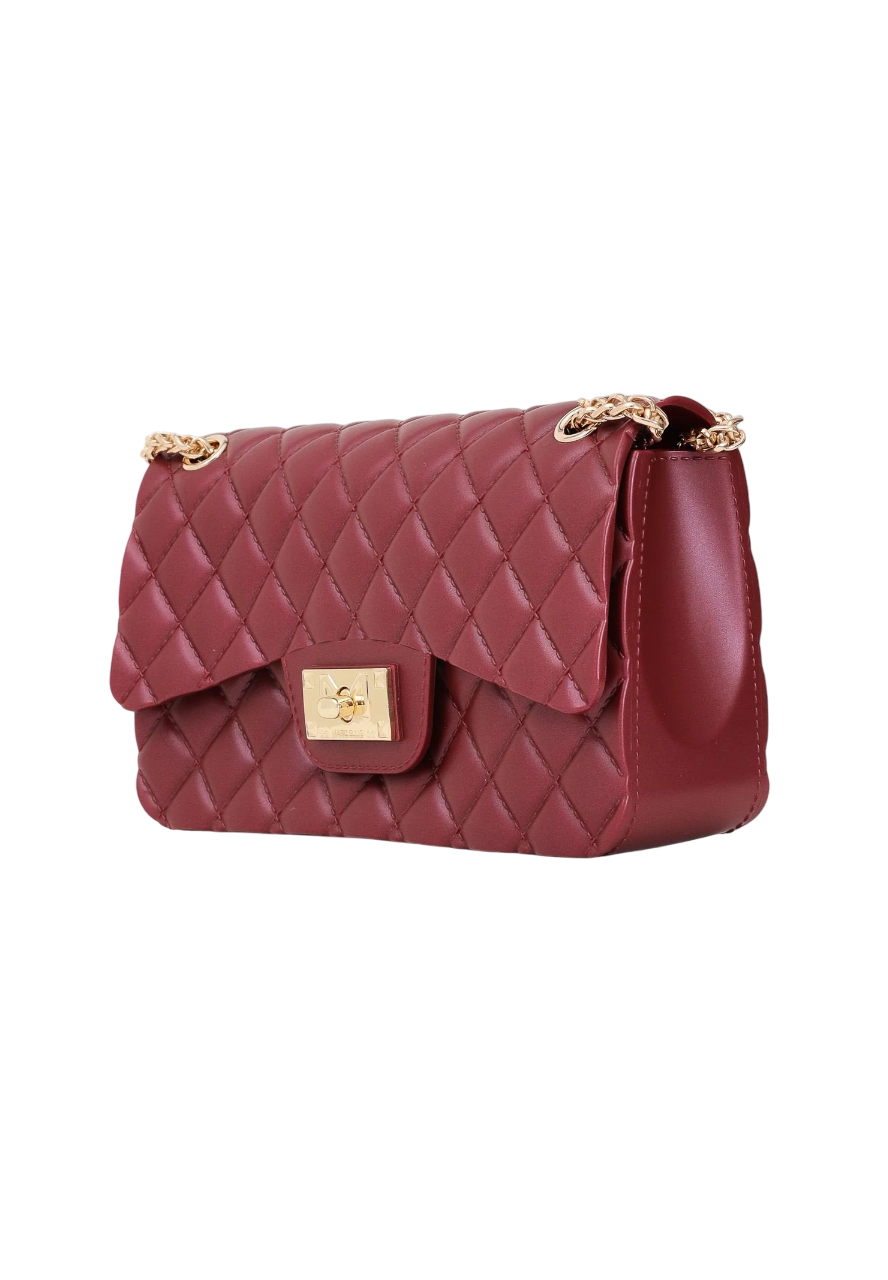 Marc Ellis borsa a spalla Flat Falcon S rosso FLAT FALCON S RED DAHLIA-LIGHT GOLD MARC ELLIS 