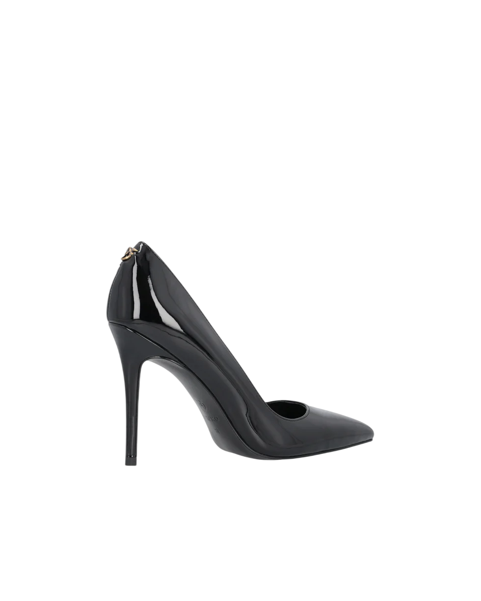 Pinko decollete in pelle effetto vernice nero SD0125E002 Z99 PINKO 