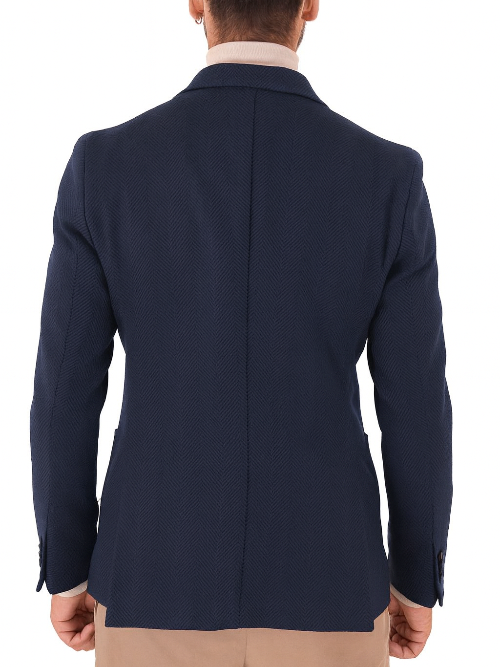 Manuel Ritz giacca uomo trama spigata blu 3932G2038-253605 89 MANUEL RITZ 