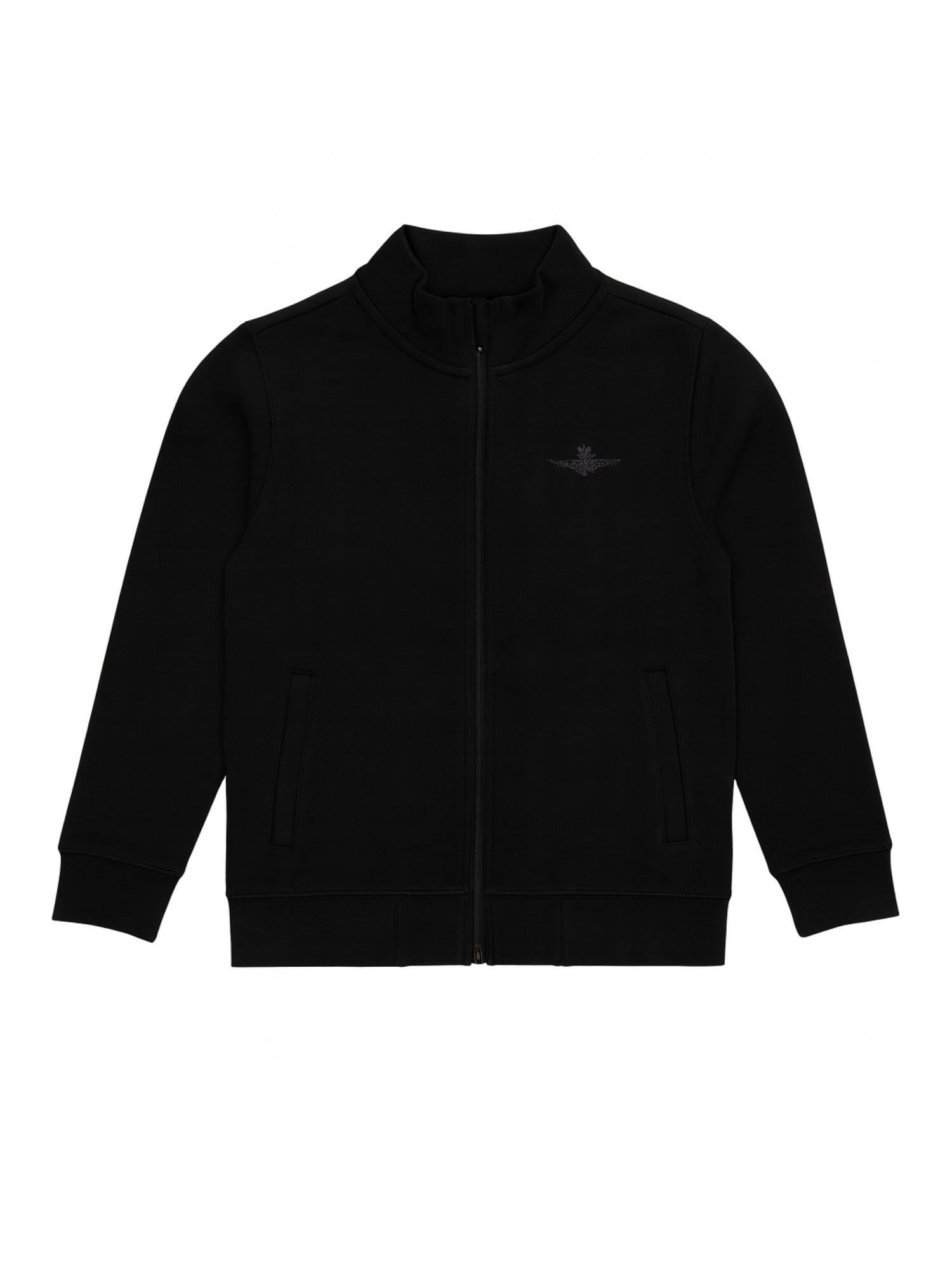 Aeronautica Militare felpa con zip bambino nero 252FE0064A N01 AERONAUTICA MILITARE 
