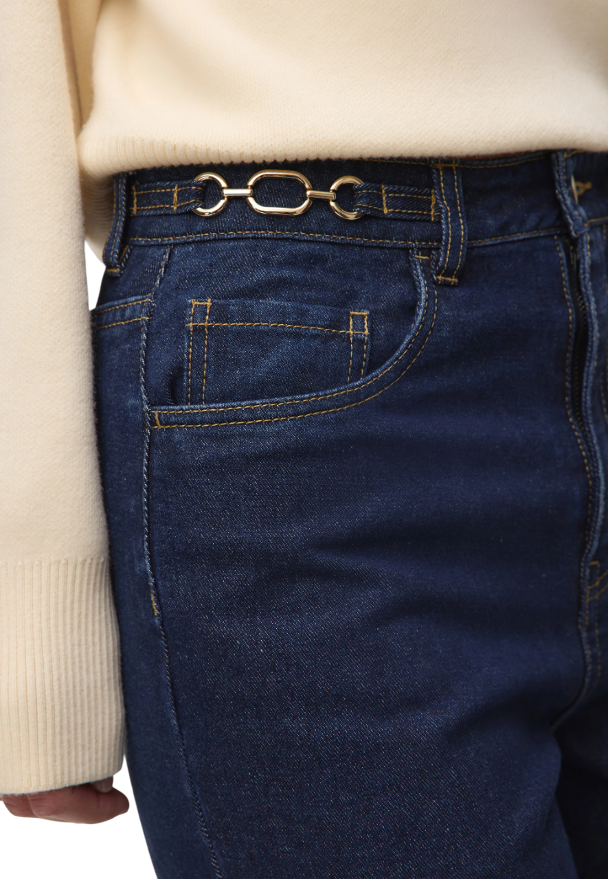 Vero Moda jeans wide leg vita alta lavaggio blu 10334174 SI330 VERO MODA 