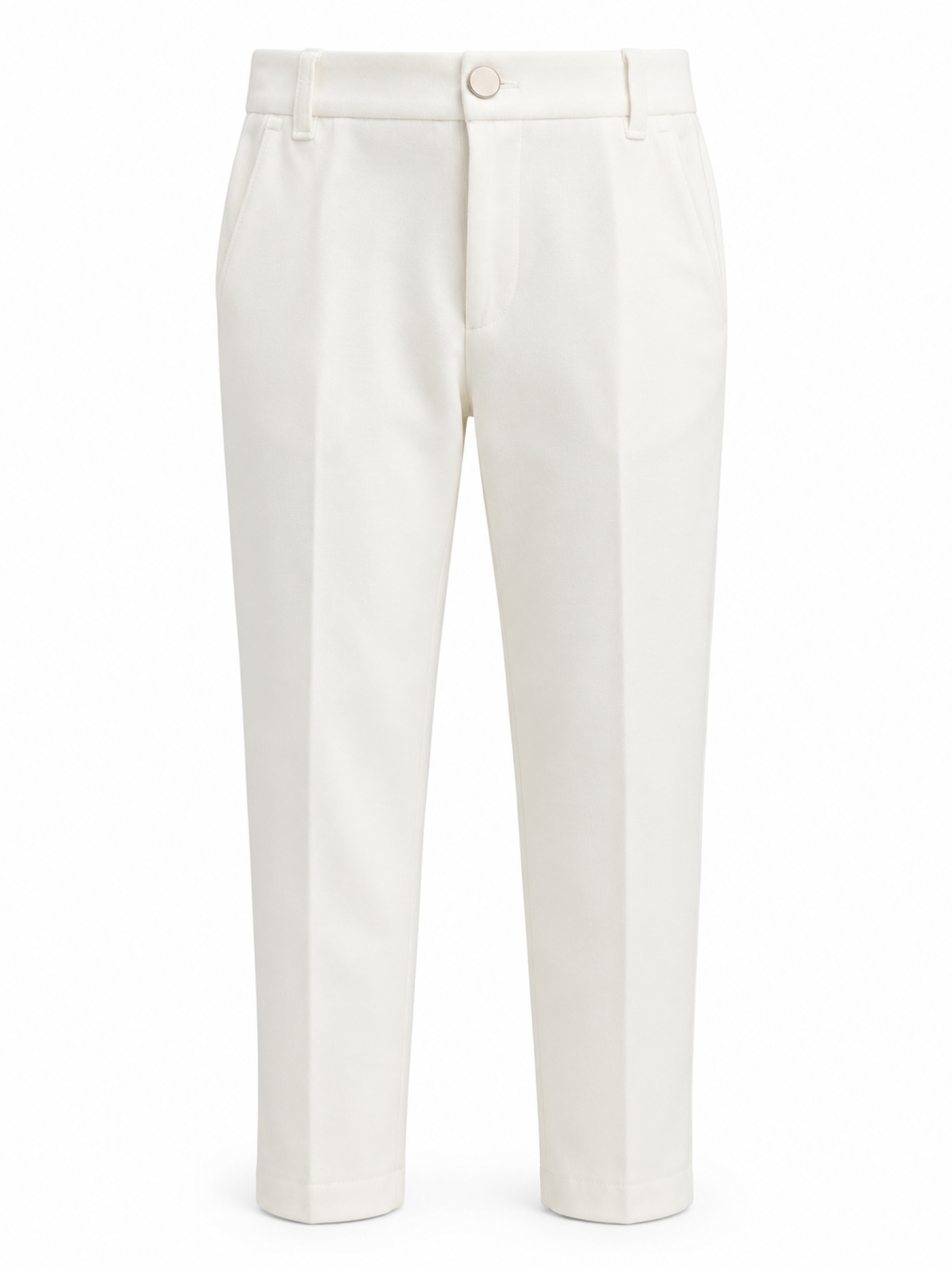 Emanuel Pris pantaloni neonato slim misto viscosa panna EBM5126N OFF-BEIGE EMANUEL PRIS 