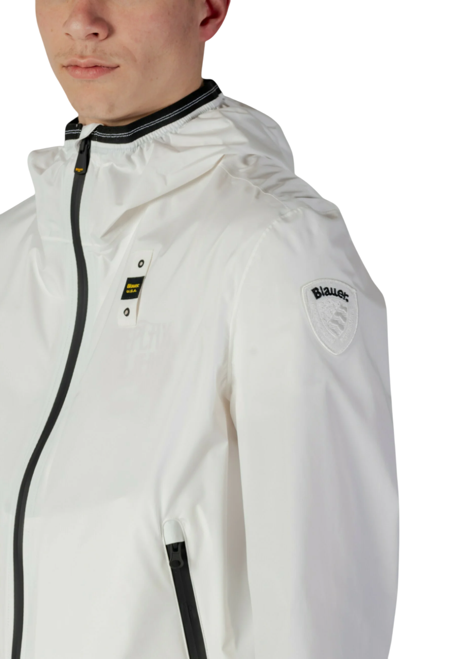 Blauer giubbino leggero Farrin con cappuccio bianco 25SBLUC11541-007110 100 BLAUER 