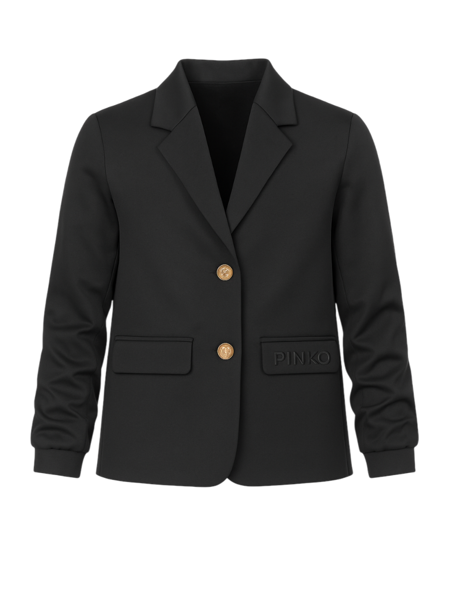 Pinko giacca bambina con maniche palloncino nero KFGC001CML025 N000 PINKO KIDS 