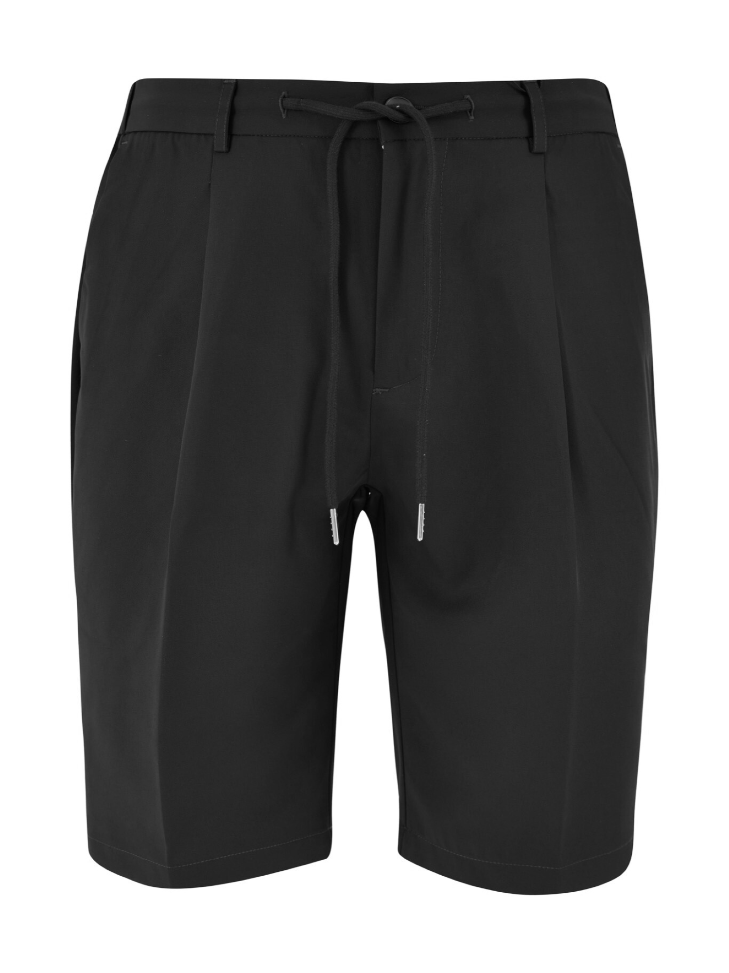 Yes Zee bermuda in tessuto tecnico con coulisse nero P770-KE00 0801 YES-ZEE 