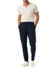 Rar pantaloni uomo con pinces misto viscosa blu