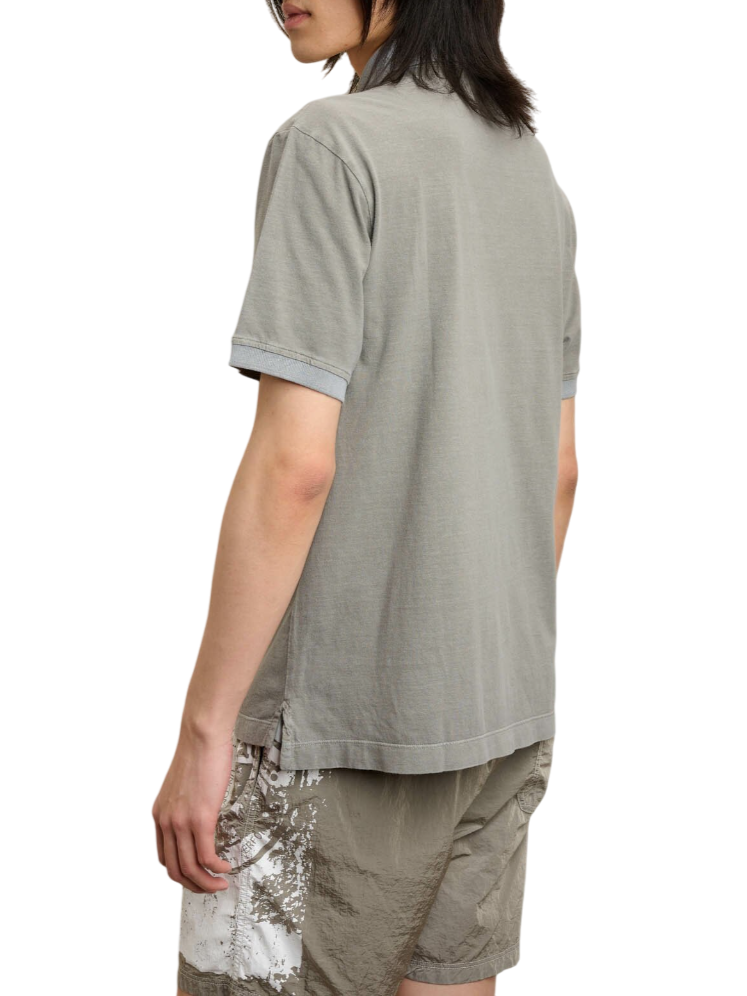 Blauer polo Devitt manica corta in cotone grigio 25SBLUT02346-007132 937 BLAUER 