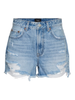 Vero Moda shorts donna in denim con strappi lavaggio chiaro